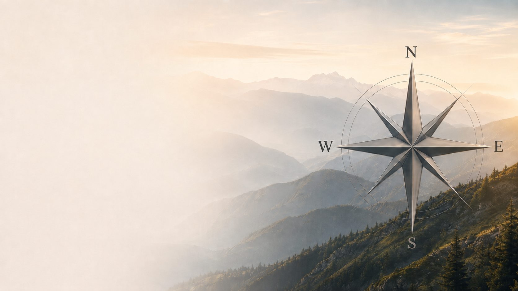 Misty mountain landscape at sunrise, representing mortgage guidance